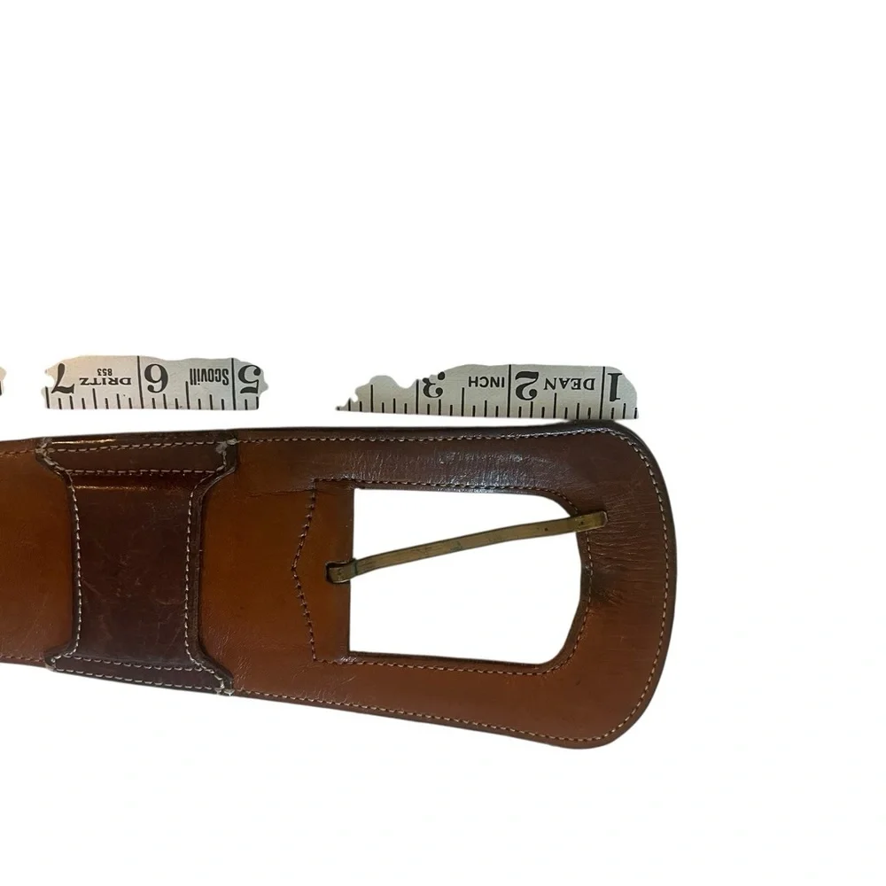 Paul Stuart Brown Leather Women's Belt